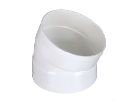 PVC Stormwater Bend Plain 22 1/2 Degree Female & Female 90mm